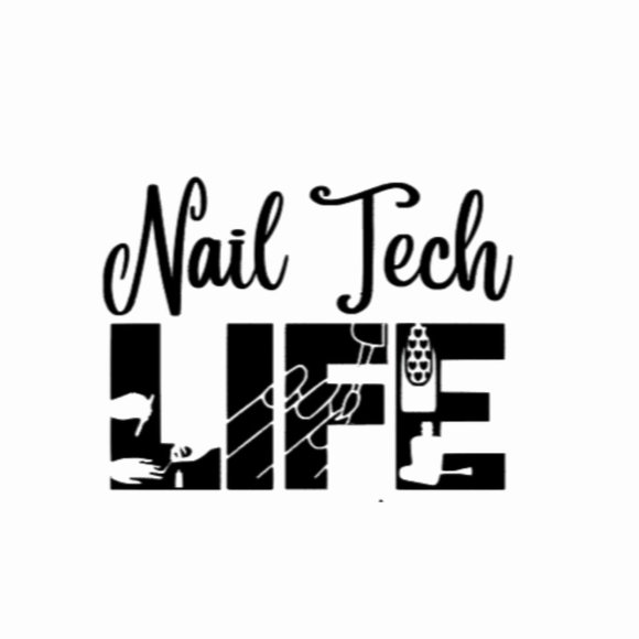 Nail Tech Life-Vinyl Decals-Cool Sticker-Funny Sticker-Laptop Sticker - Picture 1 of 5